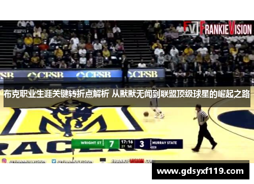 布克职业生涯关键转折点解析 从默默无闻到联盟顶级球星的崛起之路